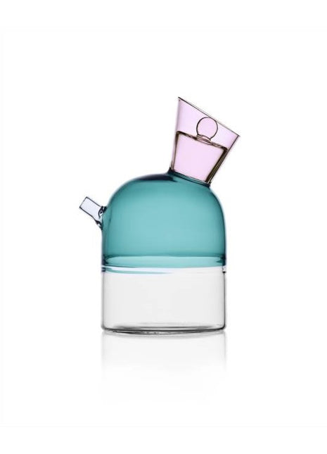 09352037 Ichendorf Travasi oliefles met dop petrol / roze