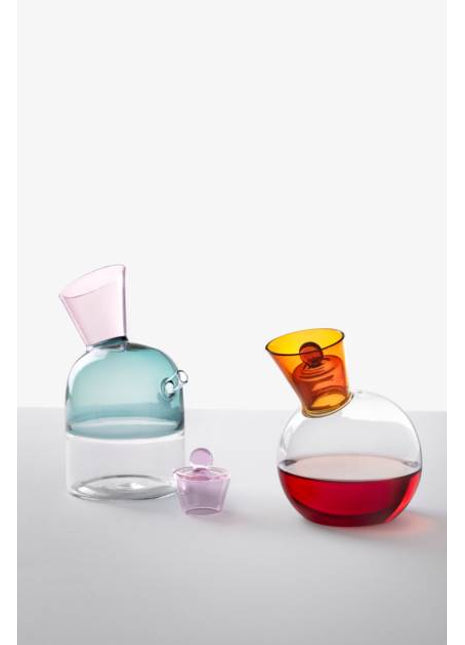 09352037 Ichendorf Travasi oliefles met dop petrol / roze