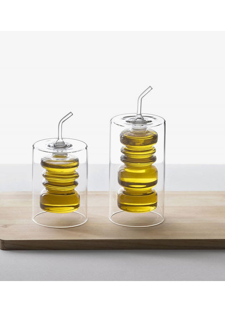 09370021 Ichendorf Rings oliefles / olijfoliefles dubbelwandig groot