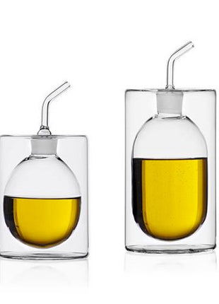 09370015 Ichendorf Milano Cilindro oliefles dubbelwandig helder glas 250ml