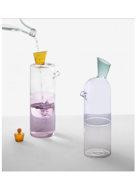 09352033 Ichendorf Travasi waterfles / karaf petrol / roze