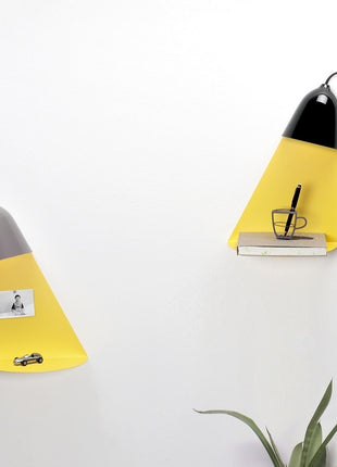 Ilsangisang Light Shelf wandlamp met tafel links / rechts - grijs
