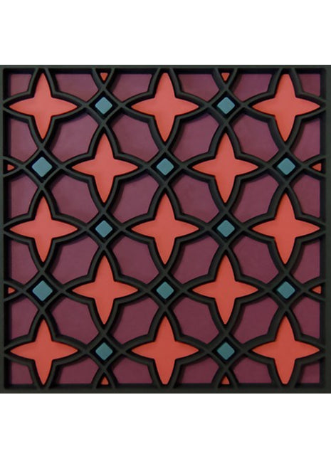 COA-990311 Images d'Orient glas onderzetter / coaster Najma Pop