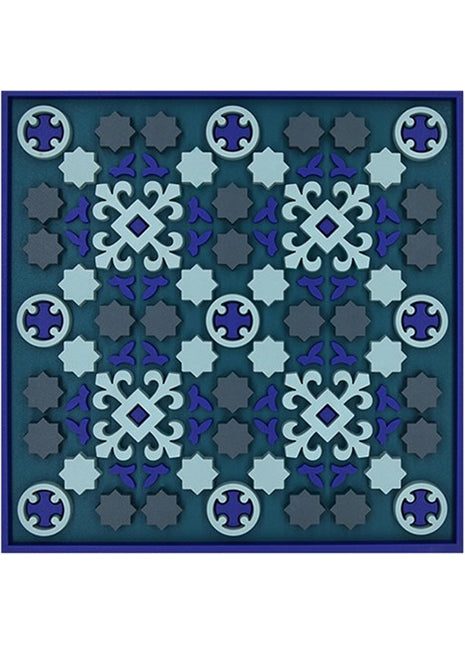 COA-990411 Images Oriënt glas onderzetter Vagabonde Broderie Lin