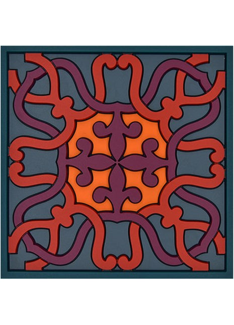 COA-990401 Images Oriënt glas onderzetter Vagabonde Tulle Soie