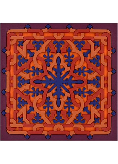 COA-990361 Images Oriënt glas onderzetter Vagabonde Crochet Velours