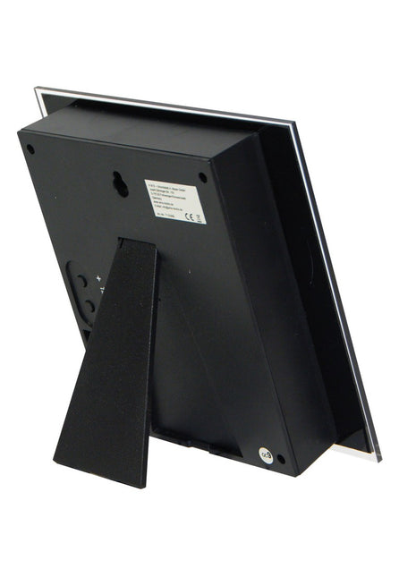 Intertime woordklok nederlands 20cm - grafiet