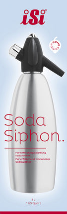 iSi Soda Siphon rvs - 1.0 liter