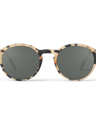 IZIPIZI #D zonnebril ronde glazen light tortoise