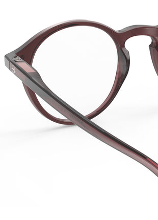 IZIPIZI #D leesbril ronde glazen - chapters old leather - kies sterkte