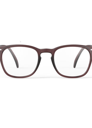 IZIPIZI #E - leesbril chapters old leather trapeze glazen - kies sterkte