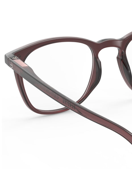 IZIPIZI #E - leesbril chapters old leather trapeze glazen - kies sterkte