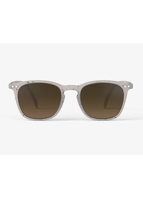 IZIPIZI #E SUN zonnebril ceramic beige bruine shaded glazen