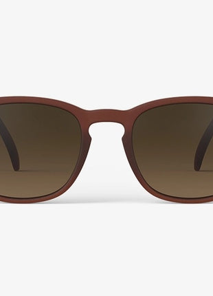 IZIPIZI #E SUN zonnebril mahogany bruin shaded glazen