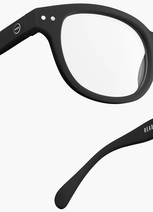 LMSCC01 IZIPIZI #C - leesbril hoekige glazen zwart  - kies uw sterkte