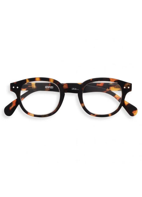 LMSCC02 IZIPIZI #C - leesbril hoekige glazen schildpad / tortoise  - kies uw sterkte