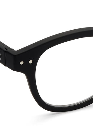 LMSCC01 IZIPIZI #C - leesbril hoekige glazen zwart  - kies uw sterkte