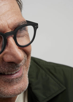 LMSCC01 IZIPIZI #C - leesbril hoekige glazen zwart  - kies uw sterkte