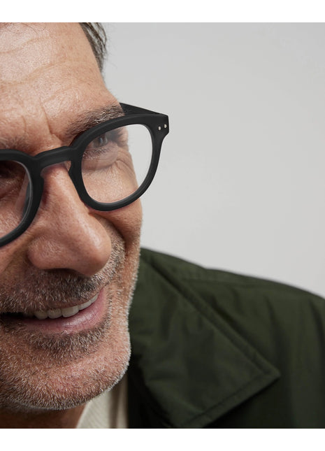 LMSCC01 IZIPIZI #C - leesbril hoekige glazen zwart  - kies uw sterkte