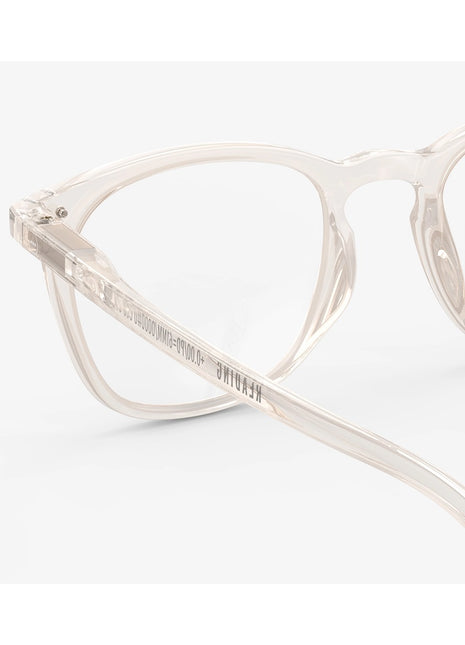 IZIPIZI #E - leesbril office paper note beige trapeze - kies sterkte