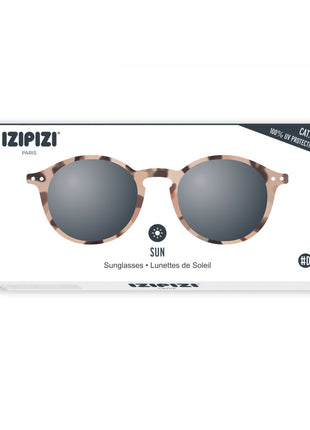 IZIPIZI #D zonnebril ronde glazen light tortoise