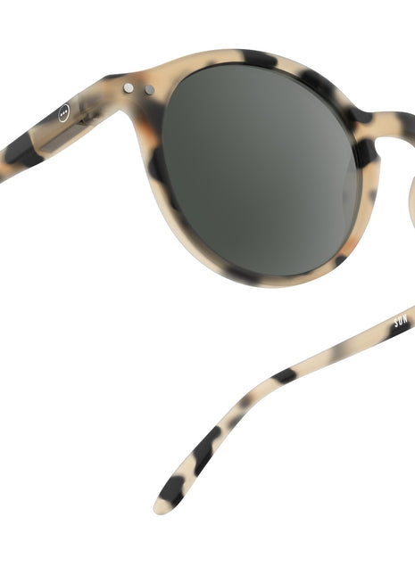 IZIPIZI #D zonnebril ronde glazen light tortoise