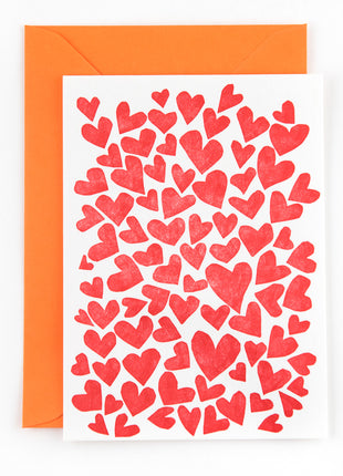 Wenskaart - liefde - love - harten