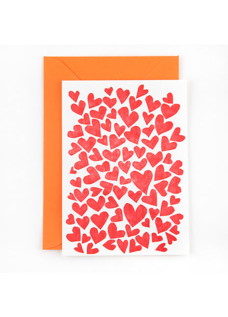Wenskaart - liefde - love - harten