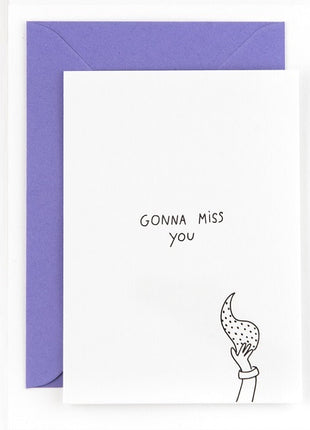 Ansichtkaart / Wenskaart - pensioen / vut afscheid met envelop