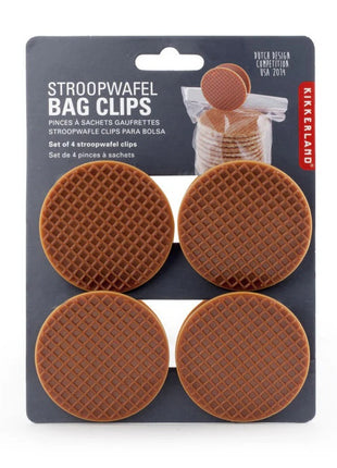 BC19 Kikkerland Stroopwafel bag clip