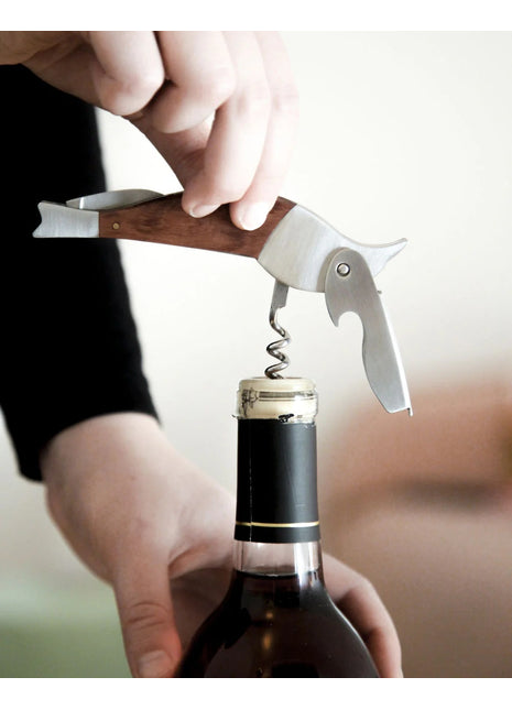 BA33 Kikkerland Vogel kurkentrekker