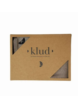 Klud wafel keukendoek latte - 2 stuks