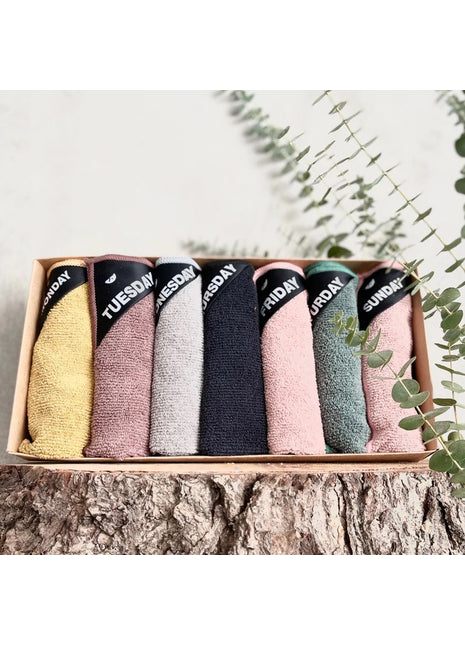 Klud vaatdoekjes microvezel 7 set multi colour