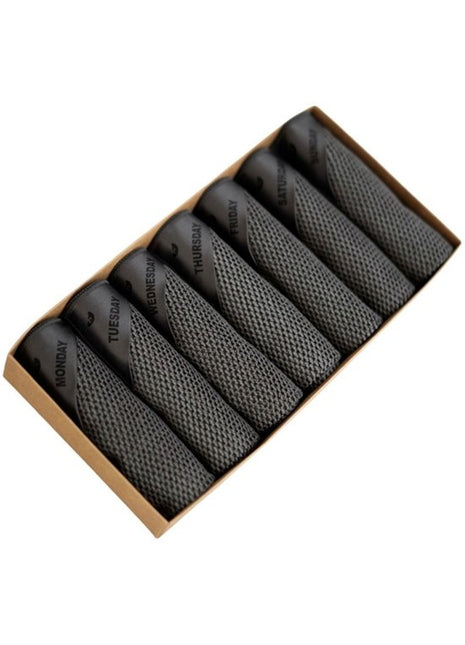 KLUD-403 Klud wafel vaatdoekjes charcoal - 7 stuks