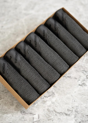 KLUD-403 Klud wafel vaatdoekjes charcoal - 7 stuks