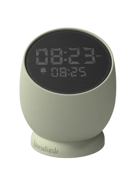 Kreafunk Bell wekker / alarmklok dusty olijf groen - KFY108