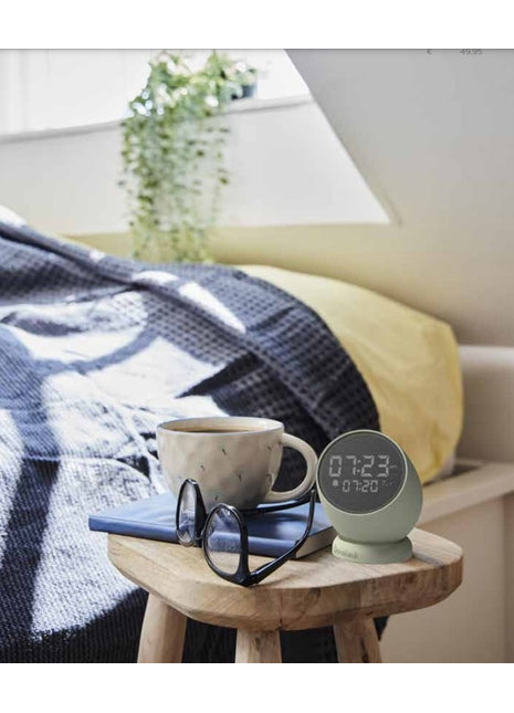 Kreafunk Bell wekker / alarmklok dusty olijf groen - KFY108