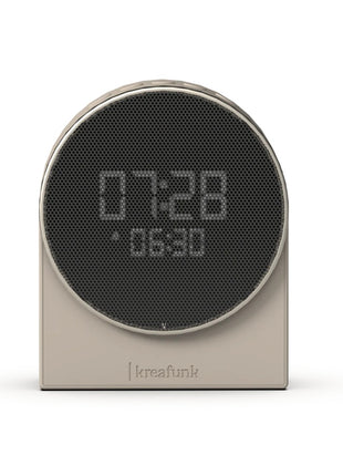 KFEW29 Kreafunk Ivy wekker / bluetooth speaker ivoor zand