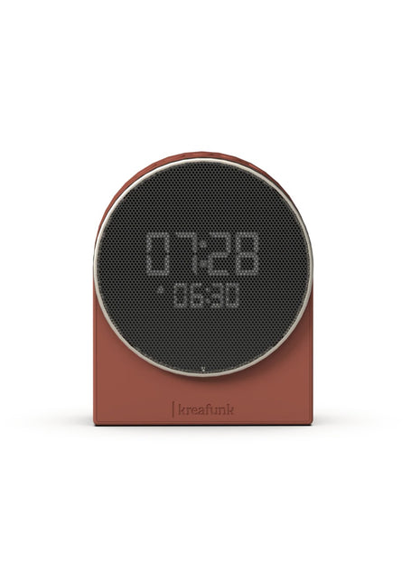 KFEW23 Kreafunk Ivy wekker / bluetooth speaker terracotta