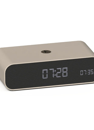 Kreafunk Wakie wekker / bluetooth speaker ivoor zand KFKE199