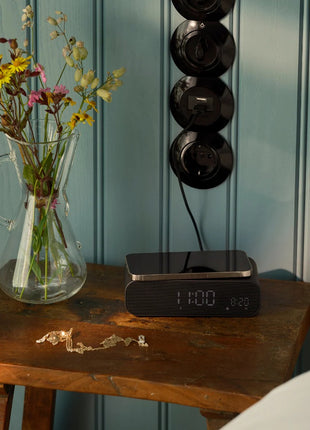 Kreafunk Waky wekker / bluetooth speaker zwart KFKE192