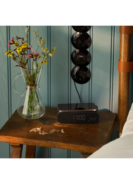 Kreafunk Waky wekker / bluetooth speaker zwart KFKE192