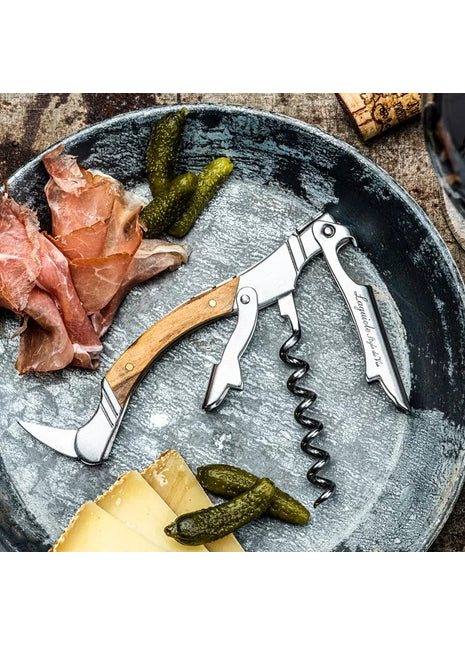 Laguiole Style de Vie kurkentrekker - olijfhout