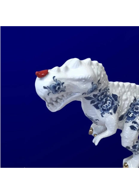 Lammers & Lammers T-rex dinosaurus delftsblauw