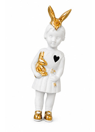 Lammers & Lammers Bunny wit gouden oortjes