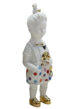 Lammers & Lammers kleine jongen eendje polkadot confetti