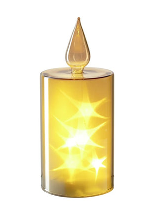 047182 Leonardo Capanna led kaars 21cm goud