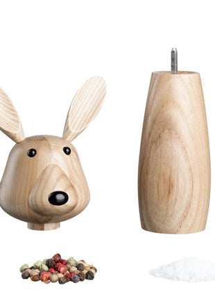018699 Leonardo Cucina pepermolen / zoutmolen houten konijn