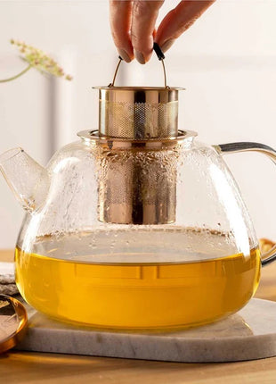 077384 Leonardo Tè per Te glazen theepot met filter 1.5 L