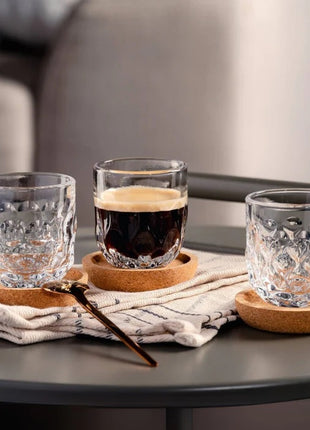 055181 Leonardo Gocce espresso glas set variant 3 - 2 glazen